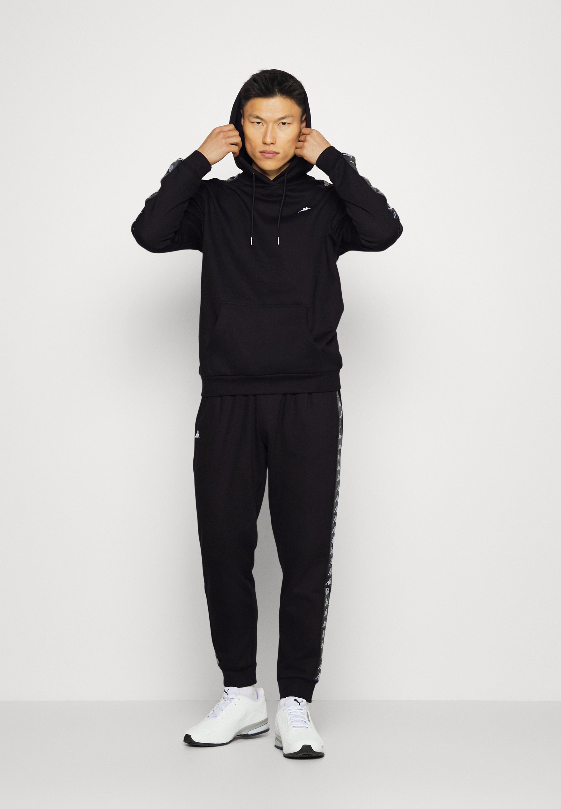 Kappa Sudadera con cremallera - caviar/negro - Zalando.es