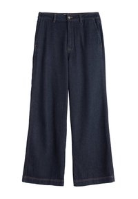 SENNEN COVE - Vaqueros a campana - blue dark wash grain