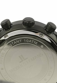 Jacques Lemans LITHIUM-IONEN AKKU - Chronograph - schwarz