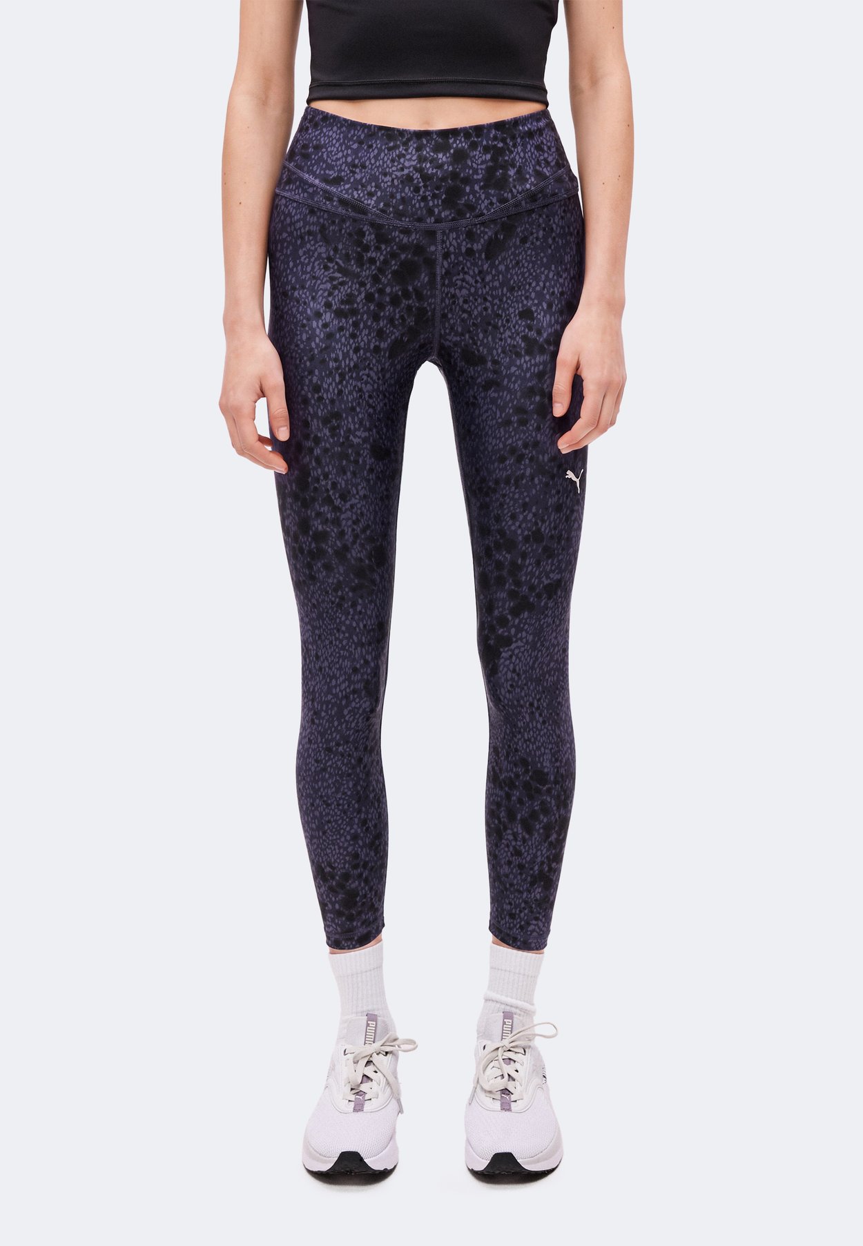 PUMA TROPICAL SPEED TIGHT 7/8 - Leggings - inky depths