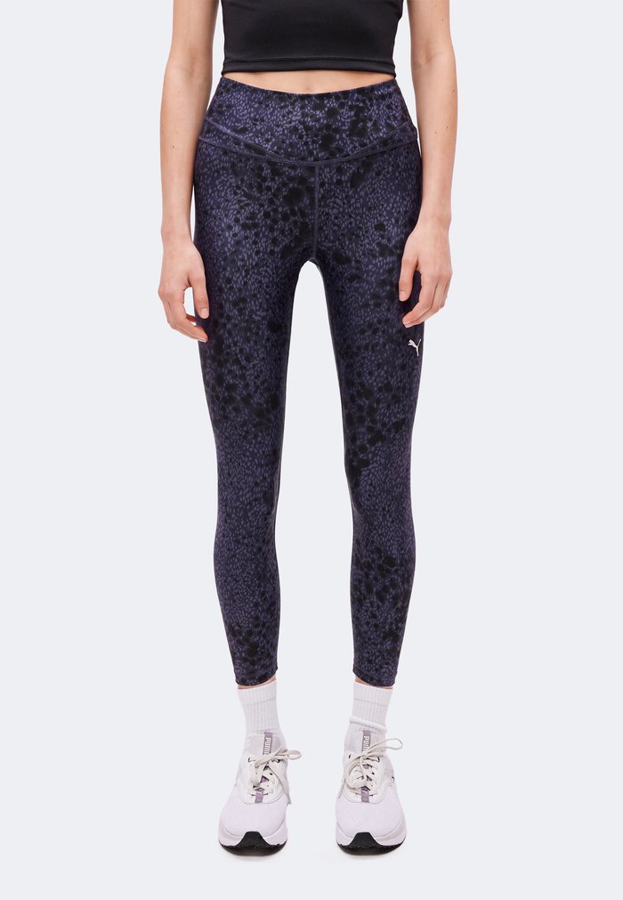 PUMA TROPICAL SPEED TIGHT 7/8 - Leggings - inky depths