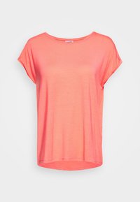 Vero Moda Jednoduché tričko - mottled light brown