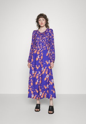 LONDON GATHERED NECK DRESS - Cocktail dress / Party dress - blue
