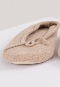 CASH-MERE Ballerine pieghevoli - camel