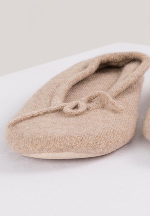 CASH-MERE faltbarer Ballerina - camel