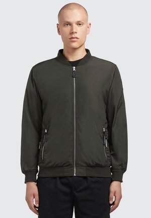 LASSE - Bomber Jacket - dunkeloliv