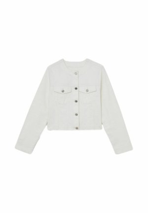 Reiss, REGULAR FIT - MEDORA COLLARLESS CROPPED JACKET . - Bleiseri - white