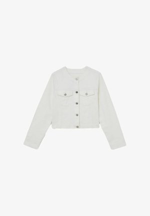 Reiss, REGULAR FIT - MEDORA COLLARLESS CROPPED JACKET . - Bleiseri - white
