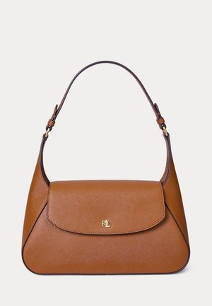 Lauren Ralph Lauren CROSSHATCH MEDIUM SCHYLAR SHOULDER BAG - Rankinė - tan