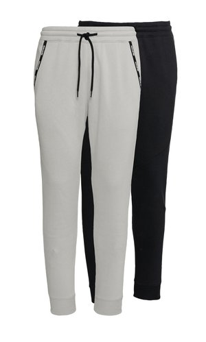 JOGGER 2 Pack - Pantaloni sportivi - black/grey