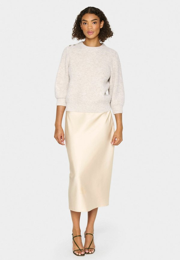 XENYASZ - Strickpullover - crystal gray melange