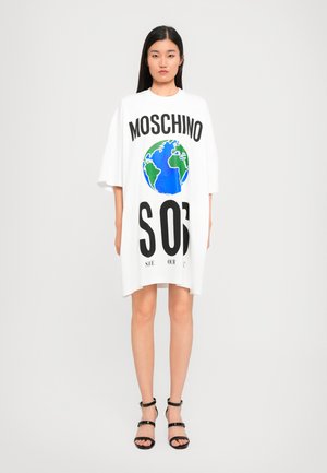SAVE OUR SPHERE DRESS - Jersey dress - fantasia bianco