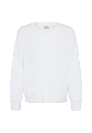 Fransa, FRAURORA PU 25 - Sweatshirt - draw flower whisper white