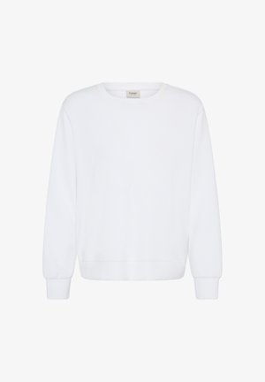 Fransa, FRAURORA PU 25 - Sweatshirt - draw flower whisper white