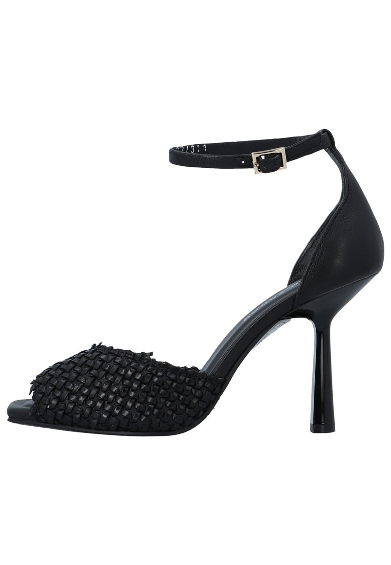 Elvio Zanon JIN LEA - Riemensandalette - nero/nero/schwarz ...