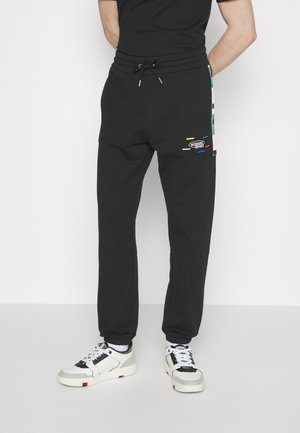 Missoni Sport JOGGERS - Pantaloni sportivi - black and multicolor heritage