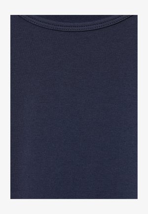 PULL&BEAR, SLIM FIT LONG SLEEVED T-SHIRT - T-SHIRT - Langærmet T-shirt - dark blue