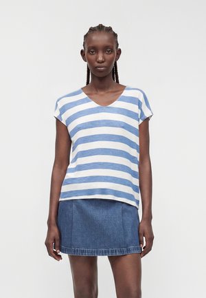 ONLY, ONLLIRA LIFE V NECK - Tričko s potlačou - infinity/cloud dancer