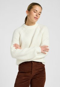 Lee LONG SLEEVE - Stickad tröja - ecru
