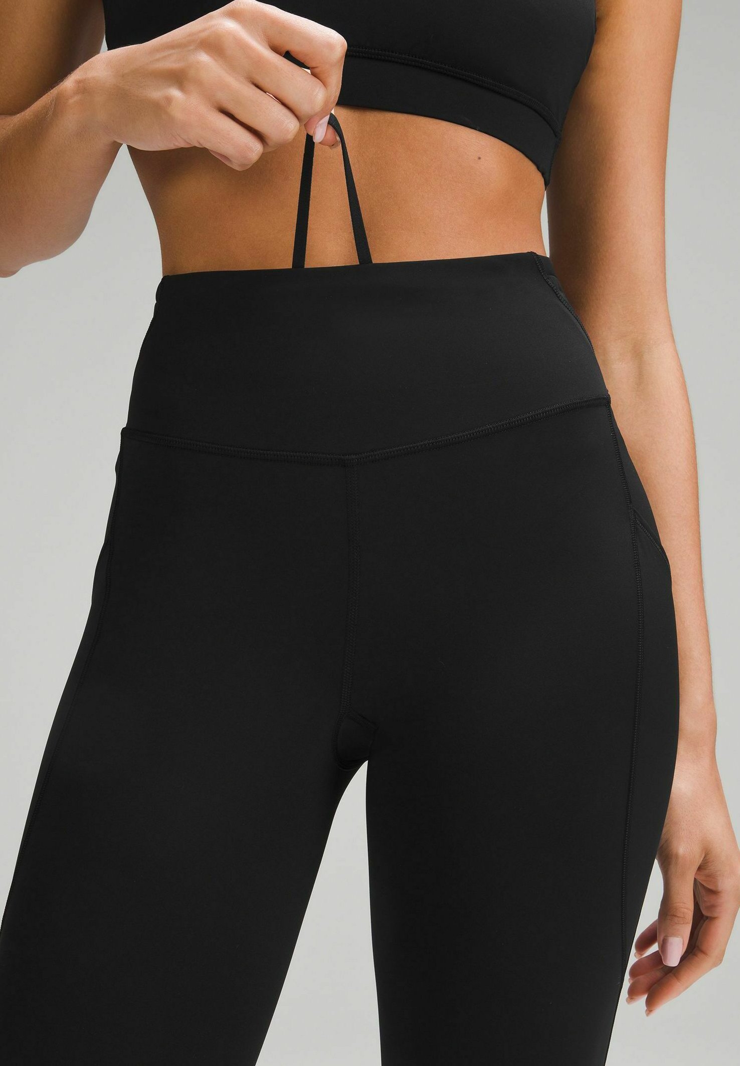 lululemon FAST AND FREE - Rajstopy/czarny - Zalando.pl