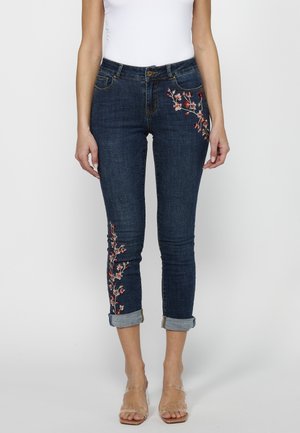 Koroshi Jean slim - azul osc dark blue