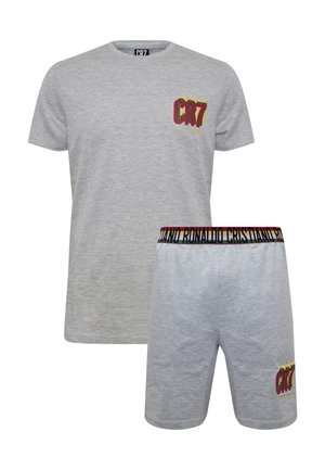 Cristiano Ronaldo CR7, Nachtwäsche Set - light grey melange-2623