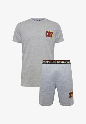 Cristiano Ronaldo CR7, Nachtwäsche Set - light grey melange-2623
