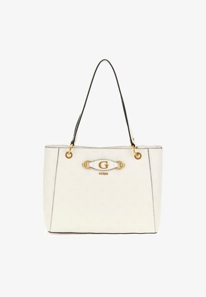 Guess IZZY PEONY NOEL TOTE - Sac à main - stone logo