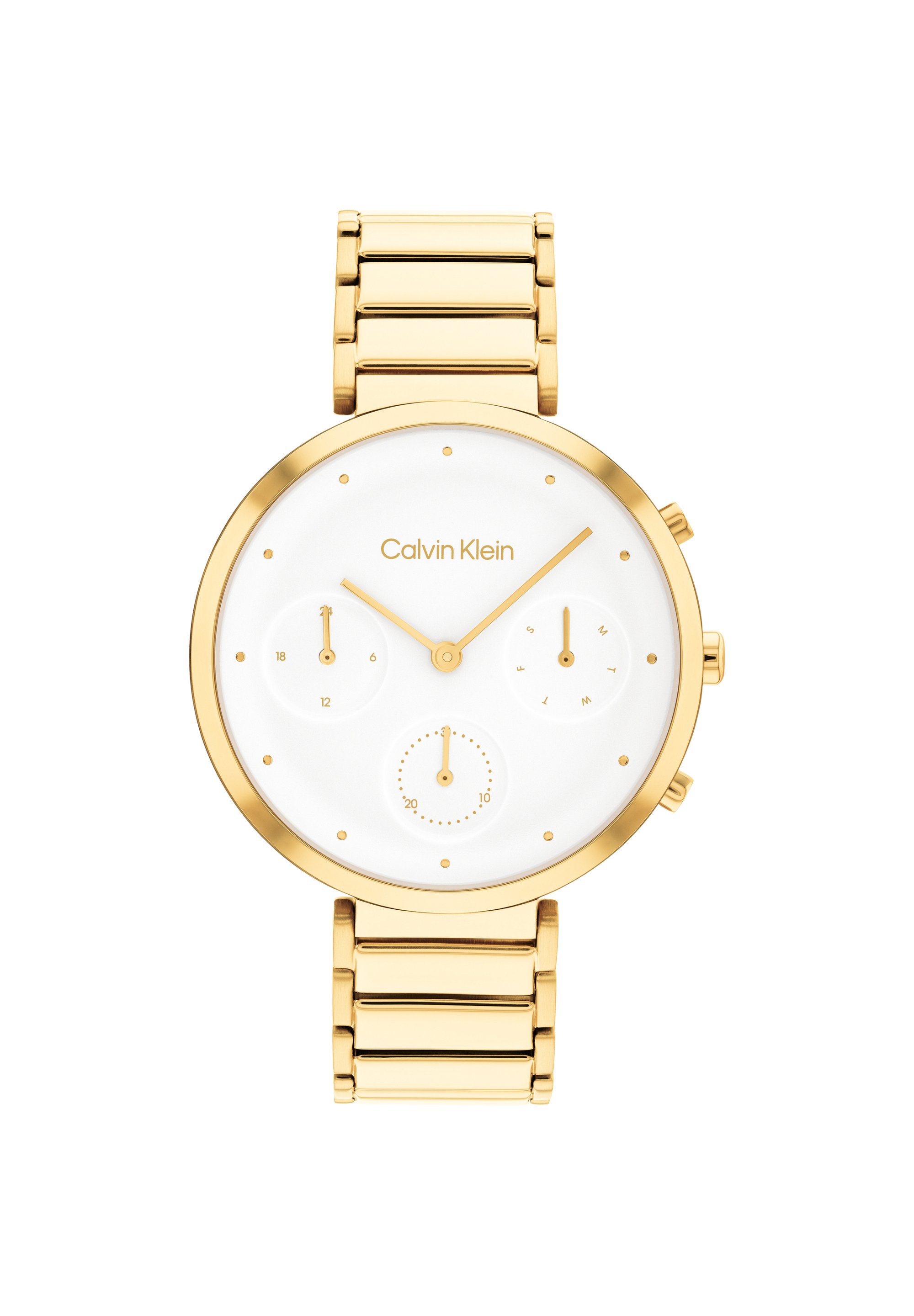 Calvin Klein DAMENUHR TIMELESS Chronograph watch gold-coloured