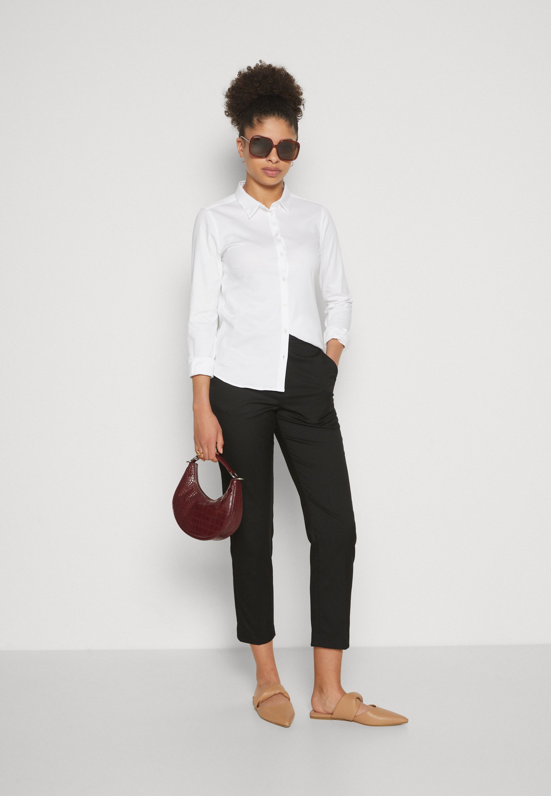 Mos Mosh TINA SHIRT - Button-down blouse - white - Zalando.co.uk