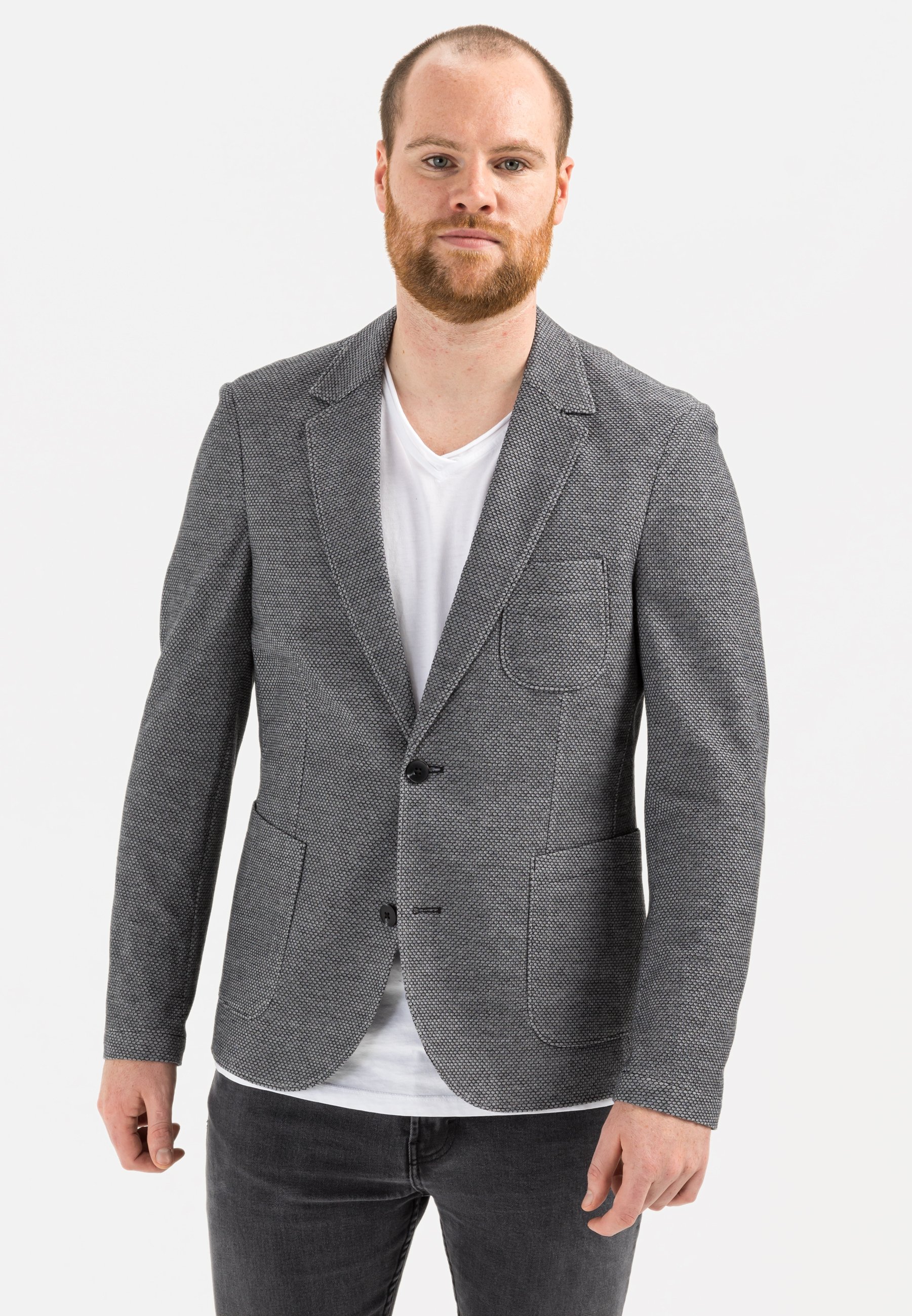 Calamar Blazer jacket - grau/grey - Zalando.de