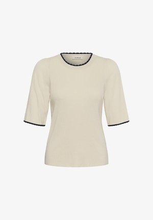 Soaked in Luxury, SLLYSANDRA ADRIANNA SHORT SLEEVE - Camiseta estampada - whisper white