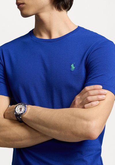 Polo Ralph Lauren CUSTOM SLIM FIT JERSEY CREWNECK T-SHIRT - Basic póló - classic azure