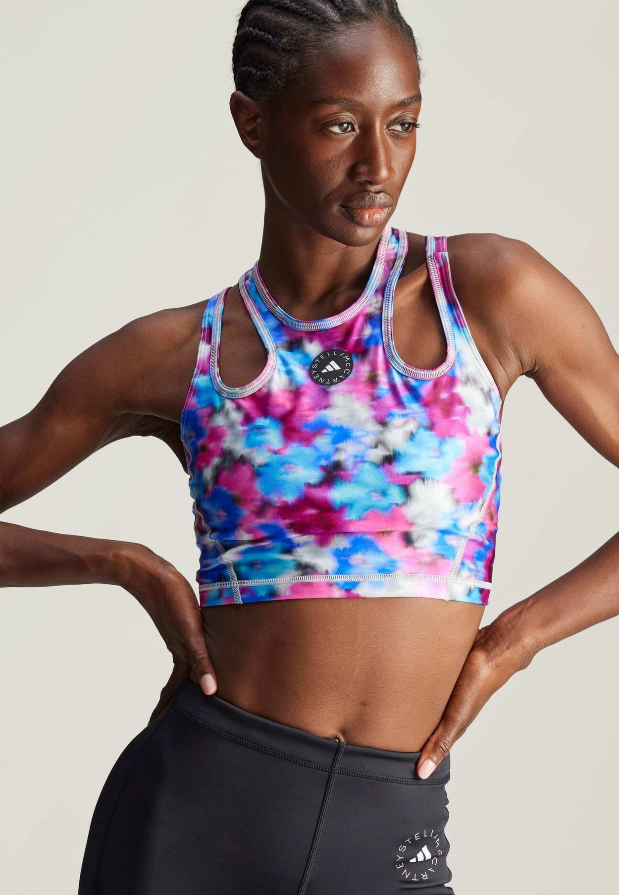 TRUEPURPOSE PRINTED CROP