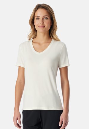 Schiesser, MIX RELAX - Nachtwäsche Shirt - naturweiss