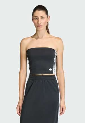 3 STRIPES TUBE - Top - black/white