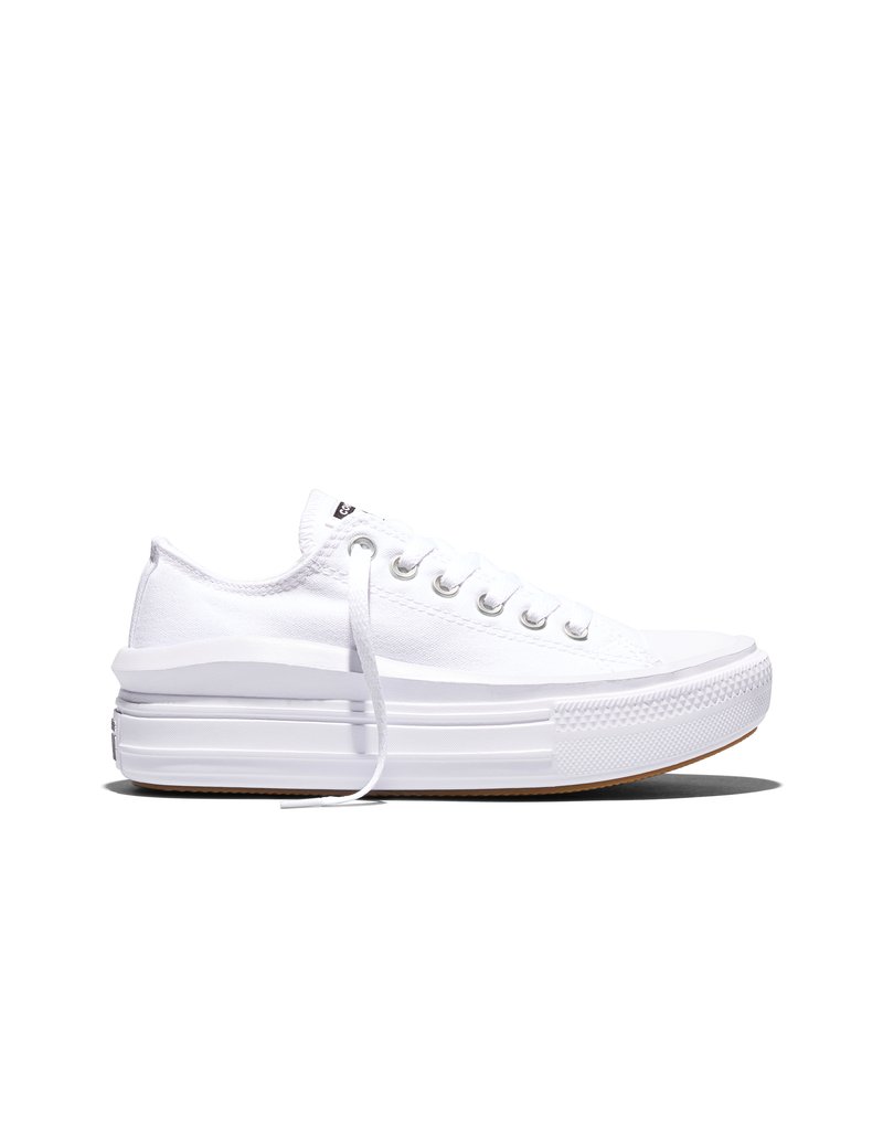 Converse CHUCK TAYLOR MOVE PLATFORM - Sporta apavi - white