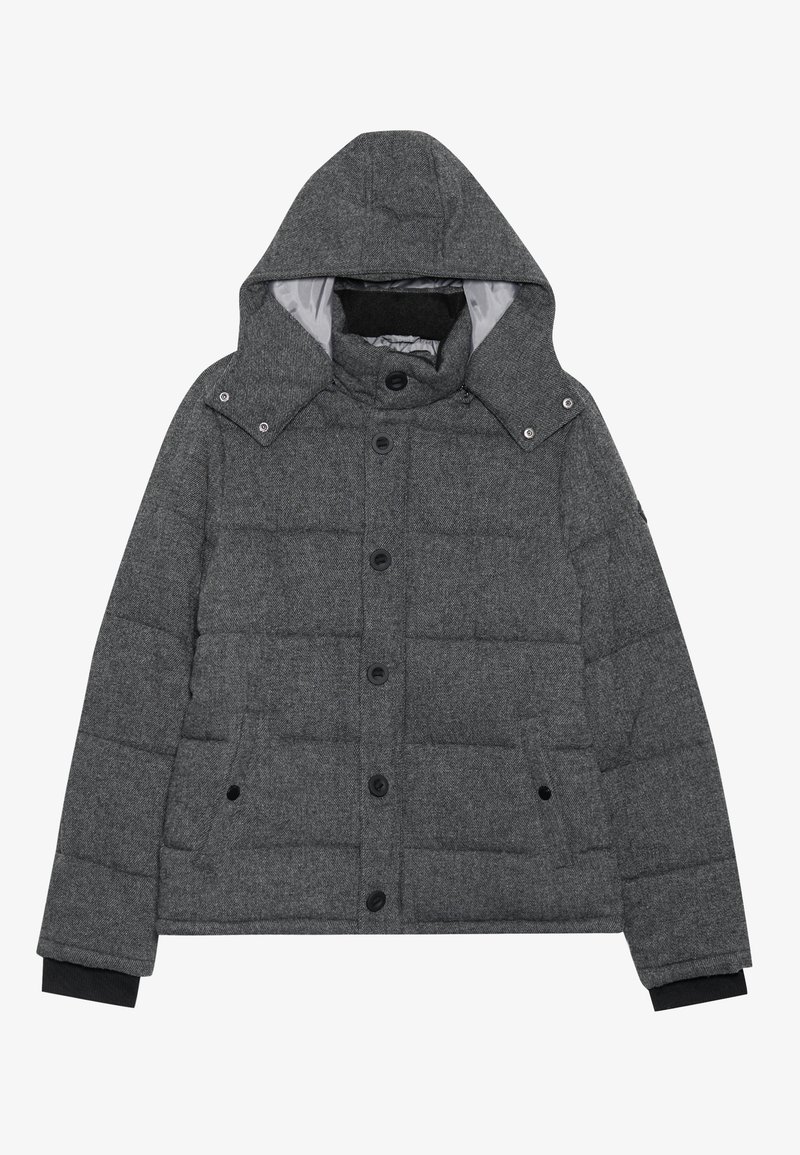 Pier One Winterjas donkergrijs gemêleerd