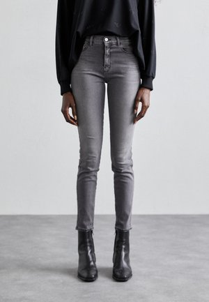 TASCHE - Jeans straight leg - denim grigio