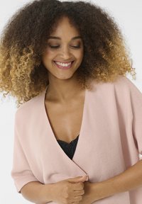 Cream BOLERO - Cardigan - sepia rose