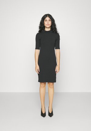 GAP Petite MODERN MOCKNECK MIDI - Trikotāžas kleita - black