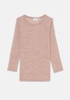 NMNWAX WOOL RIB TOP - Maglietta a manica lunga - shadow gray