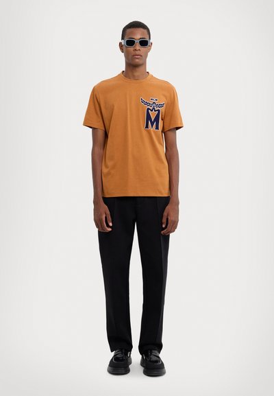 MCM LOGO - T-shirts print - cognac