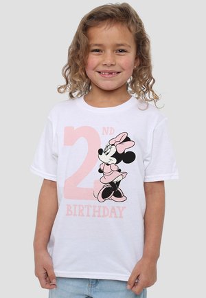Disney MINNIE MOUSE 2ND BIRTHDAY - T-Shirt print - white