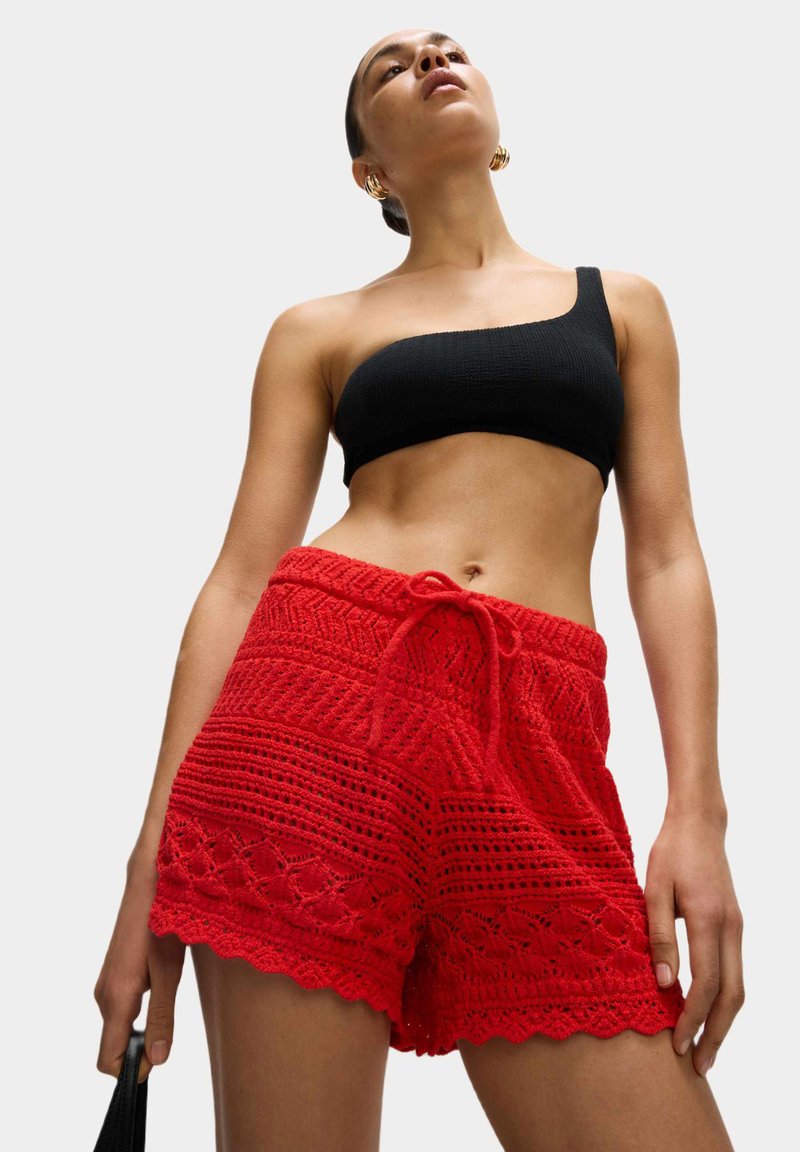 Marks & Spencer CROCHET - Shorts - tomato