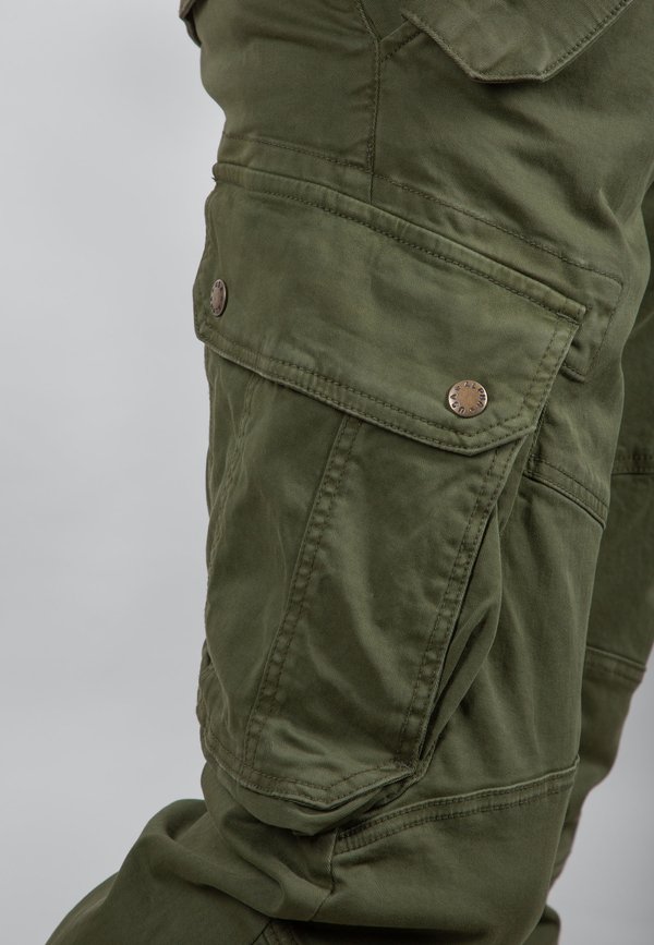 COMBAT - Cargo trousers - dark olive4