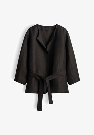 someday., LOOSE TAILORED BELTED - Leichte Jacke - dark truffle