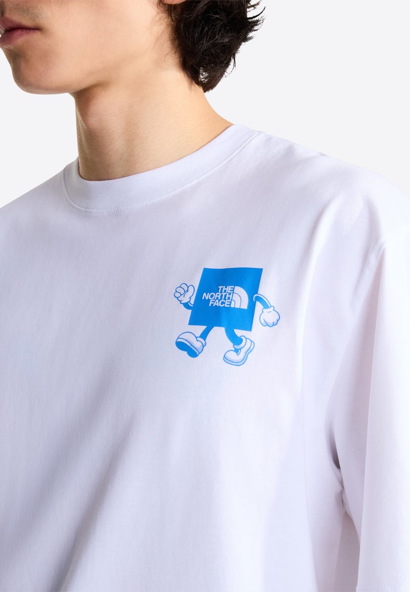 The North Face M EXPLORE SS TEE - Triko s potiskem - tnf white marina blue