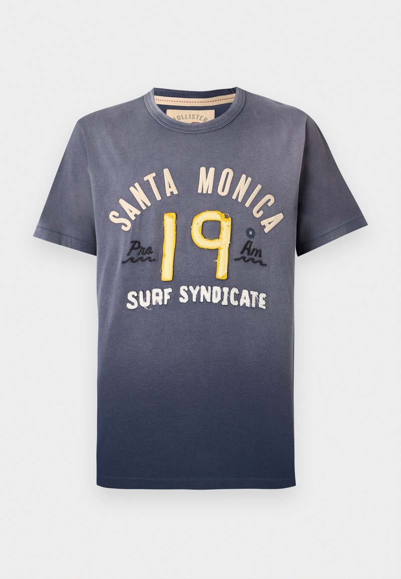 Hollister Co. T-shirt print donkerblauw