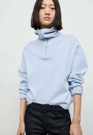 Strickpullover - light blue
